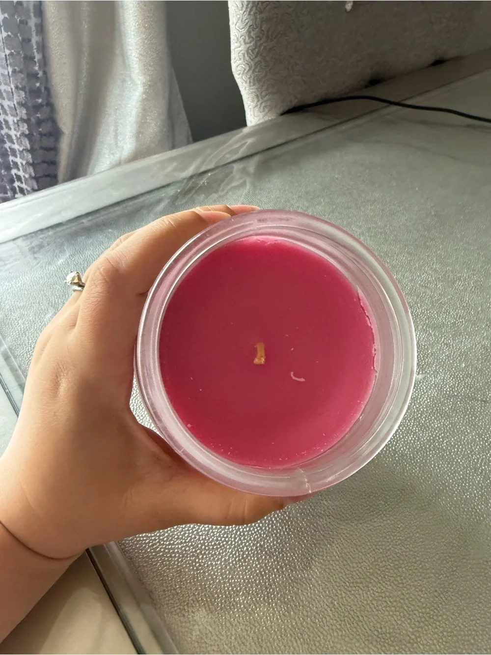 Ashland Pink Coconut Scented Jar Candle - Pink